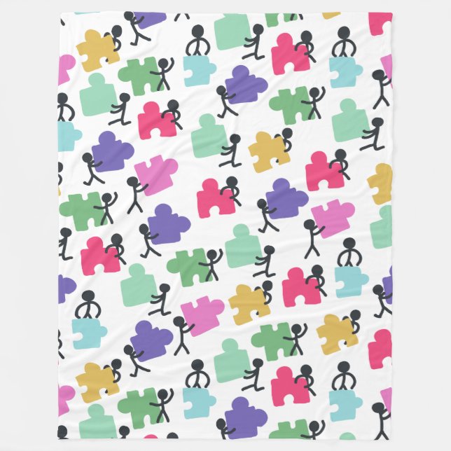 autistic people blanket (Front)