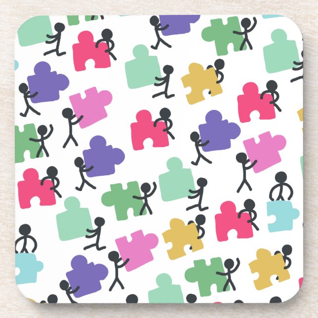 autistic people coaster (Front)