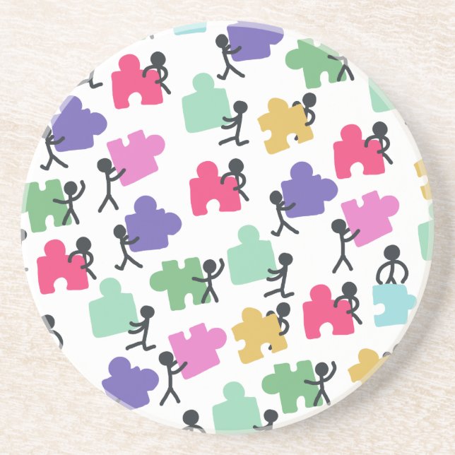 autistic people coaster (Front)
