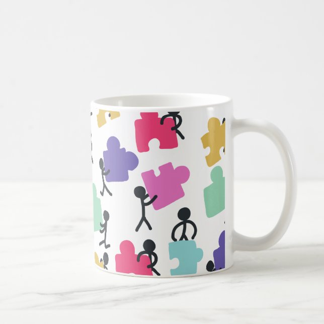 autistic people coffee mug (Right)