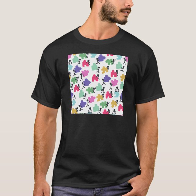 autistic people T-Shirt (Front)