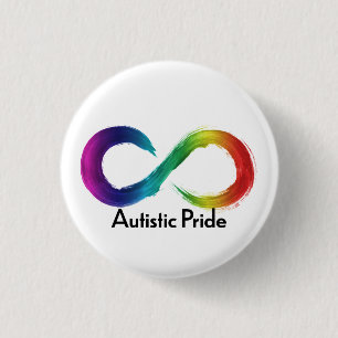 Autistic Pride 1 Inch Round Button