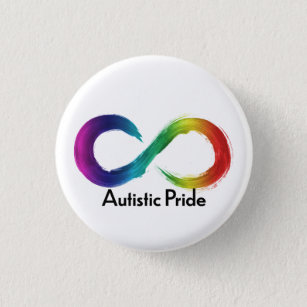 Autistic Pride 1 Inch Round Button