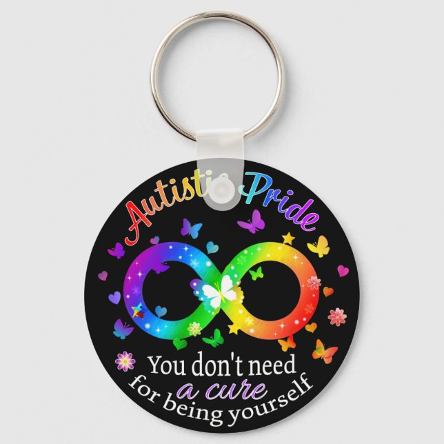 Autistic Pride Keychain (Front)