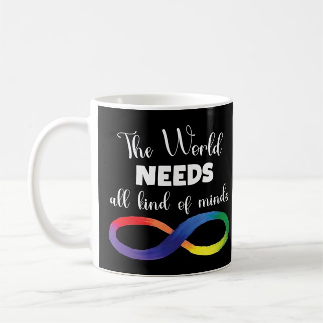 Autistic Pride lovers, this awesome Autism awarene Coffee Mug (Left)