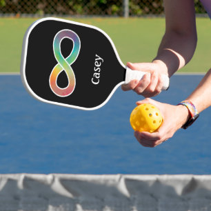 Autistic Pride Neurodiversity Acceptance Pickleball Paddle