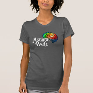 Autistic Pride Rainbow Brain T-Shirt