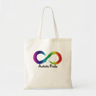 Autistic pride tote bag