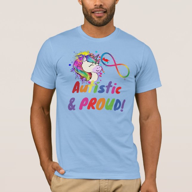 Autistic Pride Unicorn Shirt (Front)