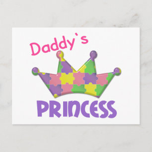 Autistic Princess 3 AUTISM Postcard