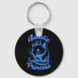 Autistic Princess Opossum 2 Keychain