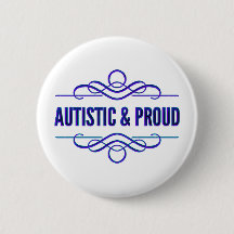 Autistic & Proud Purple Swirls
