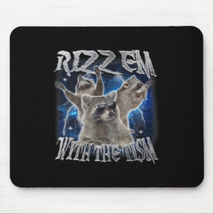 Autistic Racoon Autism Meme Funny Rizz Em With The Mouse Pad