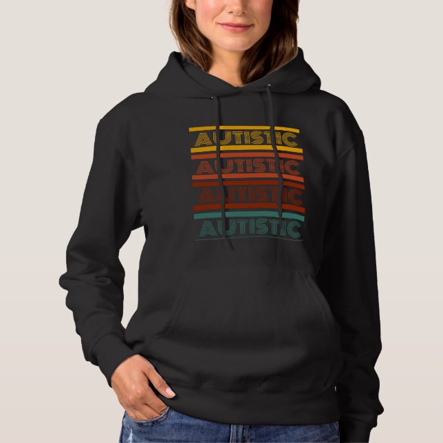 Autistic Retro Style Shirt (Front)