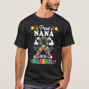 Autistic Ribbon Puzzle Nana Of Autism Awareness Wa T-Shirt
