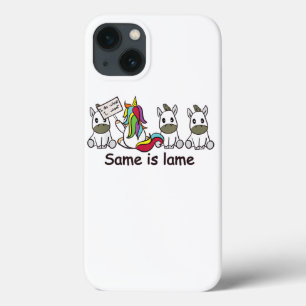 Autistic   Same Is Lame I Do What I Want Unicorn iPhone 13 Case