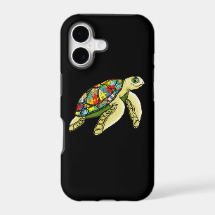 Autistic Sea Turtle Puzzle Piece Autism Awareness