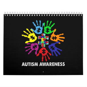 Autistic Strong Hand Autism Awereness Calendar