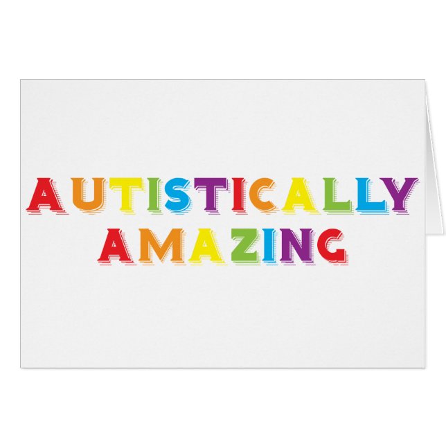 Autistically Amazing (Front Horizontal)