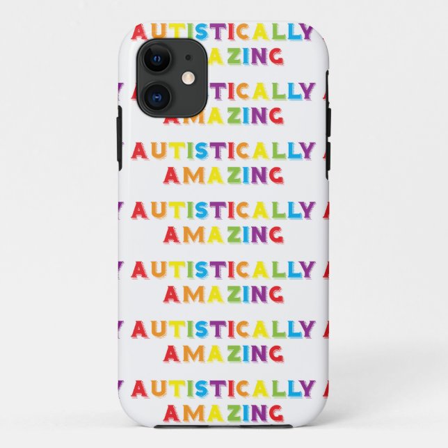 Autistically Amazing Case-Mate iPhone Case (Back)