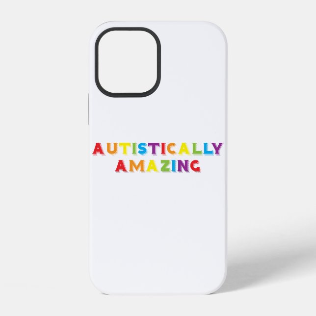 Autistically Amazing iPhone Case (Back)