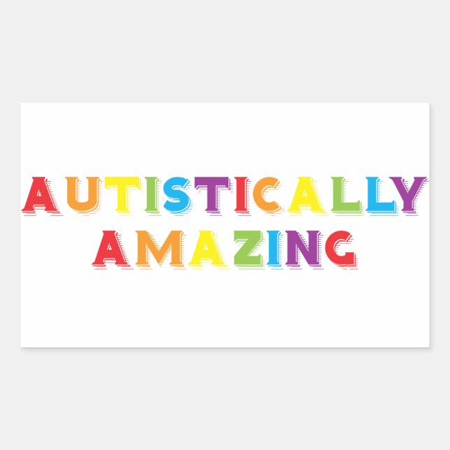 Autistically Amazing Sticker (Front)