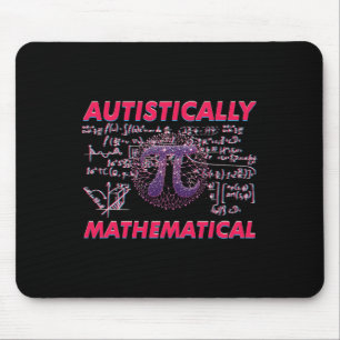 Autistically Mathematical Pi Equations Theme Mouse Pad