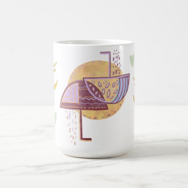  Autmn umbrella Coffee Mug (Center)