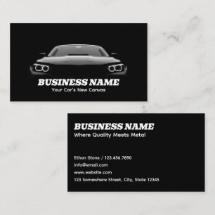 Auto Body Car Business Card