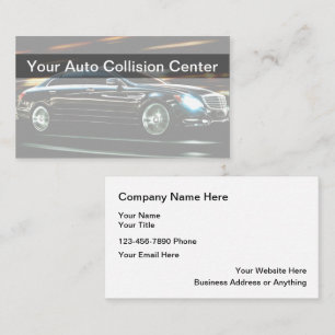 Auto Body Collision Business Cards
