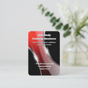 Auto Body Painting   Professional Business Card