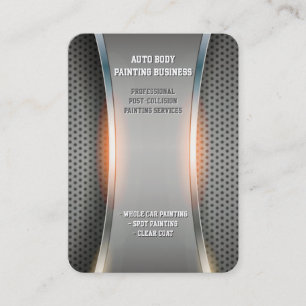 Auto Body Painting Professional Business Card