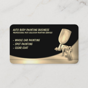 Auto Body Painting   Professional Business Card