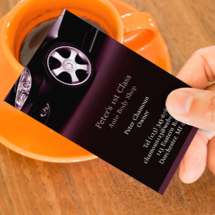 Auto Body Shop Business Card