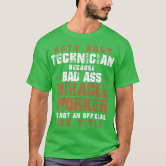 Auto Body Technician Job Title T-Shirt