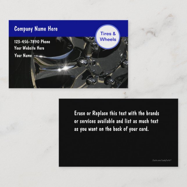 Auto Business Cards (Front/Back)