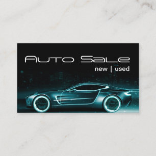 Auto Car Dealer Body Shop Business Card