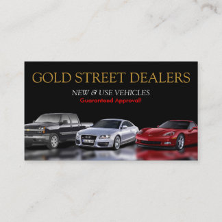 Auto, Car, Dealer Dealership Business Card