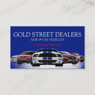 Auto, Car, Dealer Dealership Business Card