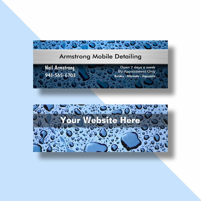 Auto Car Detailing Business Cards (Creator Uploaded)