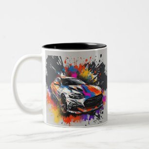 AUTO CAR Two-Tone COFFEE MUG