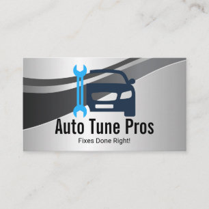 Auto Care Repair   Mechanic Business Card