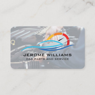 Auto Care Services Mechanic Business Card