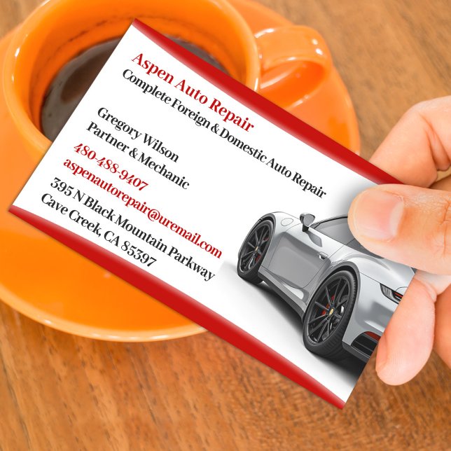Auto Cars Business Card (Creator Uploaded)