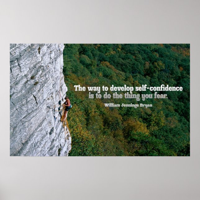 Auto-confiance Inspiration Poster Imprimer (Devant)