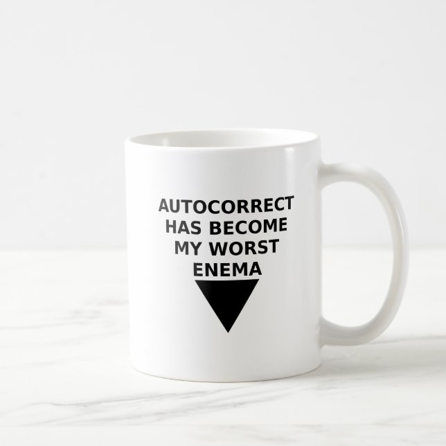 Auto-corrigé Enemy Funny Mug (Droite)
