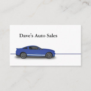 Auto Dealer Business Card