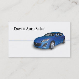 Auto Dealer Business Card