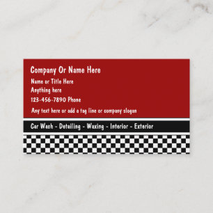 Auto Detail Business Cards