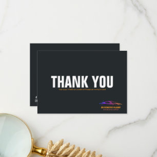 Auto Detailing and Car Wash Personalized Thank You Card
